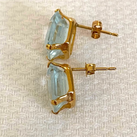 Aquamarine Earrings - Picture 3 of 4